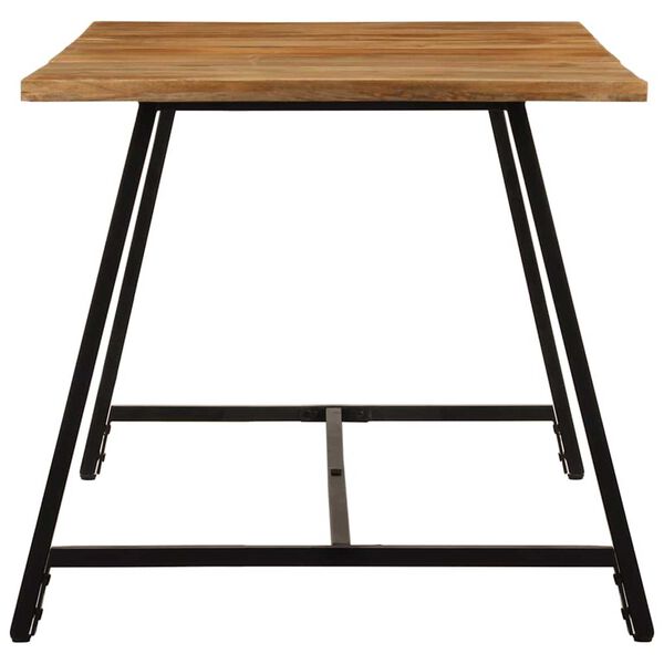 vidaXL Masă de bucătărie, 160x80x75 cm, lemn masiv de mango