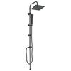 vidaXL Sistem de Duș Negru 47 x 20 x 95 cm Oţel inoxidabil