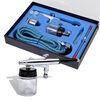 vidaXL Set aerograf cu vas de sticlă, duze 0,2 / 0,3 / 0,5 mm