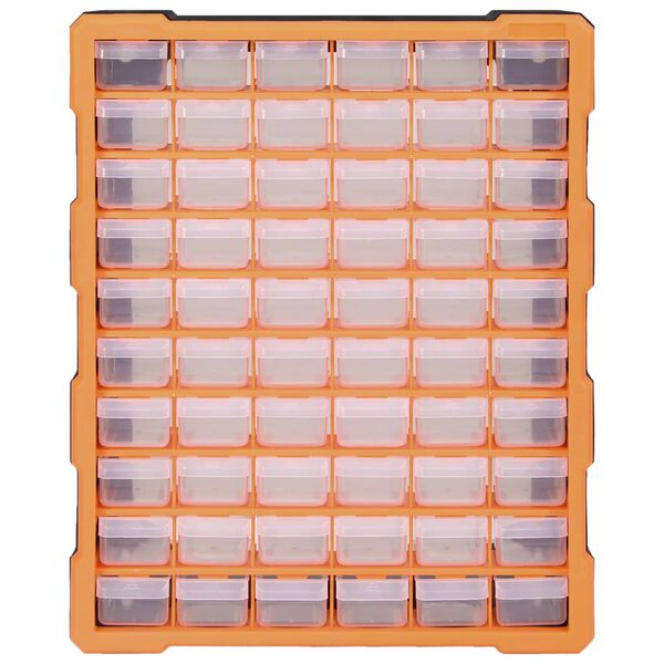 vidaXL Organizator cu 60 de sertare, 38 x 16 x 47,5 cm