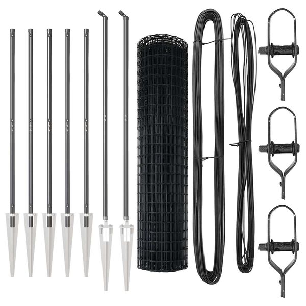 vidaXL Gard cu St&acirc;lp Gri 1,2 x 10 m Oțel și PVC