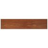 vidaXL Prag de fereastră Lemn brun 140 x 35 x 4,5 cm PVC