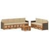 vidaXL Seturi de canapele 8 buc. Lemn Solid de Acacia