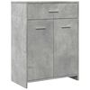 vidaXL Dulap de baie, gri beton, 60 x 33 x 80 cm, PAL