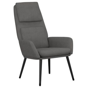 vidaXL Scaun de relaxare, gri deschis, material textil
