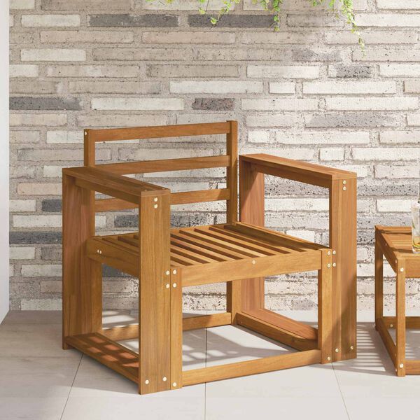 vidaXL Set de canapele de exterior Lemn Solid de Acacia natural