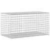 vidaXL Gabion cu s&acirc;rmă de 5 mm și plasă de 5x5 cm 100x50x50 cm