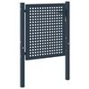 vidaXL Poartă de gard antracit 102x75 cm oțel
