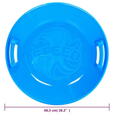 vidaXL Sanie rotundă, albastru, 66,5 cm, PP