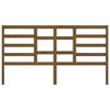 vidaXL Tăblie de pat, maro miere, 186x4x104 cm, lemn masiv de pin