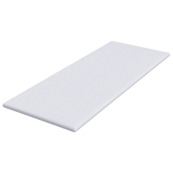 vidaXL Suport pentru saltea Alb 70 x 200 cm Material jacquard