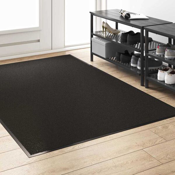 vidaXL Covoraș de intrare Negru 120 x 180 cm Polipropilenă și vinil