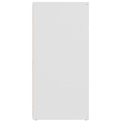 vidaXL Servantă, alb, 80x36x75 cm, lemn prelucrat