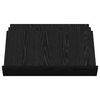 vidaXL Raft pentru reviste cu raft Stejar Negru 65 x 53 x 28,5 cm