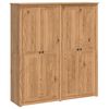vidaXL Dulap PANAMA Miere 169 x 50 x 185 cm Lemn masiv de pin