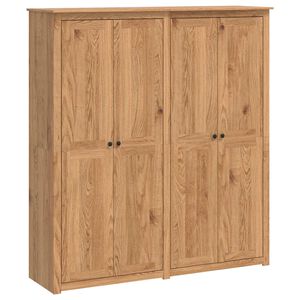 vidaXL Dulap PANAMA Miere 169 x 50 x 185 cm Lemn masiv de pin
