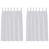 vidaXL Cortină din Voile 2 buc. Gri deschis 140 x 140 cm Poliester