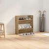 vidaXL Dulap pentru pantofi cu raft Stejar Artizanal 60 x 18 x 60 cm