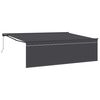 vidaXL Copertină retractabilă Antracit 450 &times; 300 cm