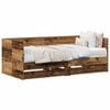 vidaXL Daybed cu headboard Lemn Vechi 75 x 190 cm Lemn compozit
