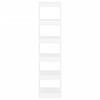 vidaXL Bibliotecă/Separator cameră, alb, 40x30x166 cm