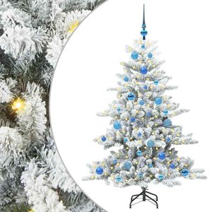 vidaXL Brad de Crăciun artificial cu ramuri articulare Alb 150 cm