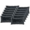 vidaXL Husă pentru pernă 12 pcs HEERLEN Antracit 40 x 80 cm Fleece PV