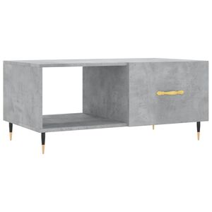 vidaXL Măsuță de cafea, gri beton, 90x50x40 cm, lemn prelucrat