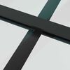 vidaXL Ușă glisantă cu set de feronerie neagră 90x205 cm Sticlă ESG