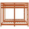 vidaXL Cadru de pat supraetajat triplu Maro ceruit 160 x 200 cm