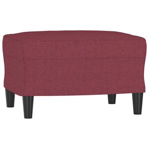 vidaXL Taburet, roșu vin, 60x50x41 cm, material textil