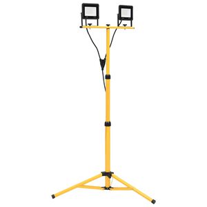 vidaXL Proiector cu LED și trepied, 2x30 W, alb rece
