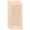 vidaXL Uși de dulap design lambriu 2 buc. 61,5x29,5 cm lemn masiv pin