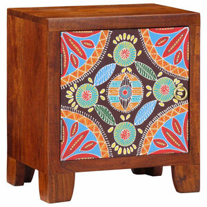 vidaXL Noptiera 40x30x45 cm din lemn masiv de salcam