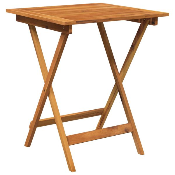 vidaXL Set mobilier grădină, pliabil, 3 piese, lemn masiv acacia