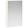 vidaXL Dulap cu oglindă pentru baie cu raft Alb 40 x 10,5 x 60,5 cm