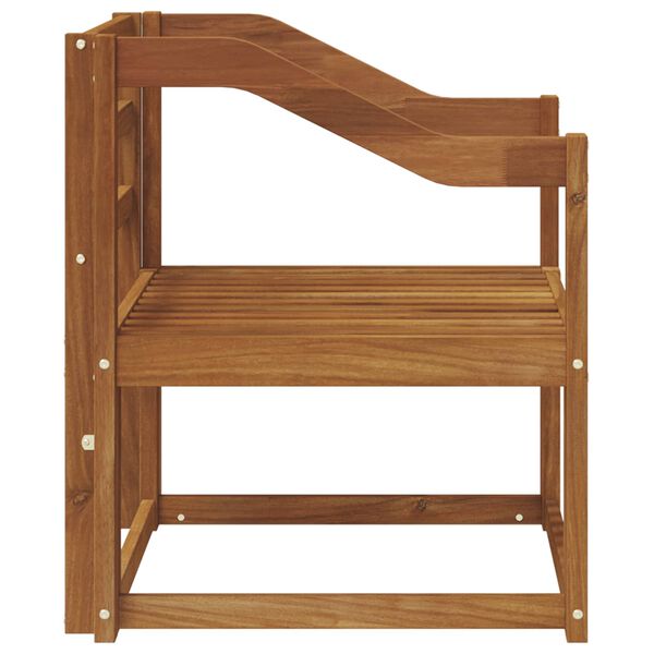 vidaXL Canapea de exterior Lemn Solid de Acacia natural