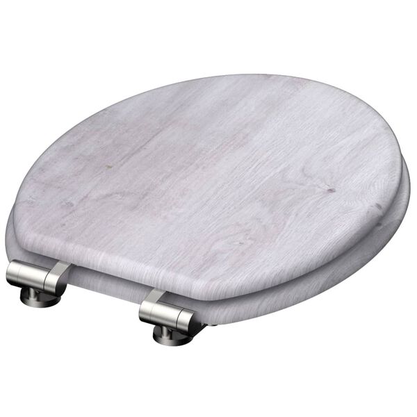 SCH&Uuml;TTE Scaun de toaletă cu &icirc;nchidere silențioasă "LIGHT WOOD", MDF