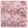 vidaXL Covor shaggy cu pom &icirc;nalt, NAVARRA, roz praf, 240x240 cm