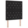 vidaXL Tăblie cap Negru 80 cm Catifea