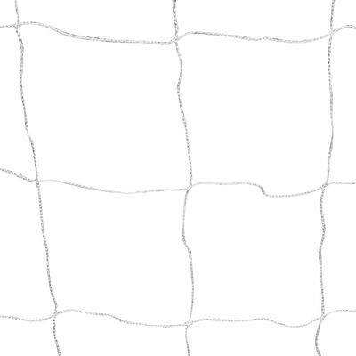 vidaXL Porți de fotbal cu plasă, 2 buc, 240 x 90 x 150 cm, oțel
