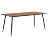 vidaXL Masă de bucătărie, maro, 180 x 90 x 75 cm, MDF
