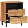 vidaXL Dulap de pat Maro 50 x 33 x 62 cm Lemn Solid de Acacia