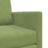 vidaXL Pat canapea 60cm Verde deschis Catifea