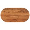 vidaXL Blat de masă oval, 120x60x3,8 cm, lemn masiv de acacia