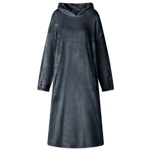 vidaXL Hanorac pătură Albastru marin l Flanelă