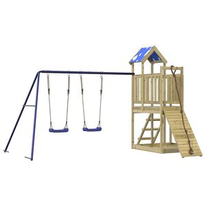 vidaXL Set de joacă pentru exterior, lemn de pin impregnat