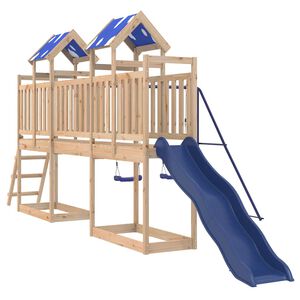 vidaXL Set de joacă pentru exterior, lemn masiv de pin