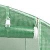 vidaXL Seră cu cadru din oțel, verde, 40 m&sup2;, 10x4x2 m