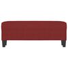 vidaXL Bancă, roșu vin, 100x35x41 cm, textil